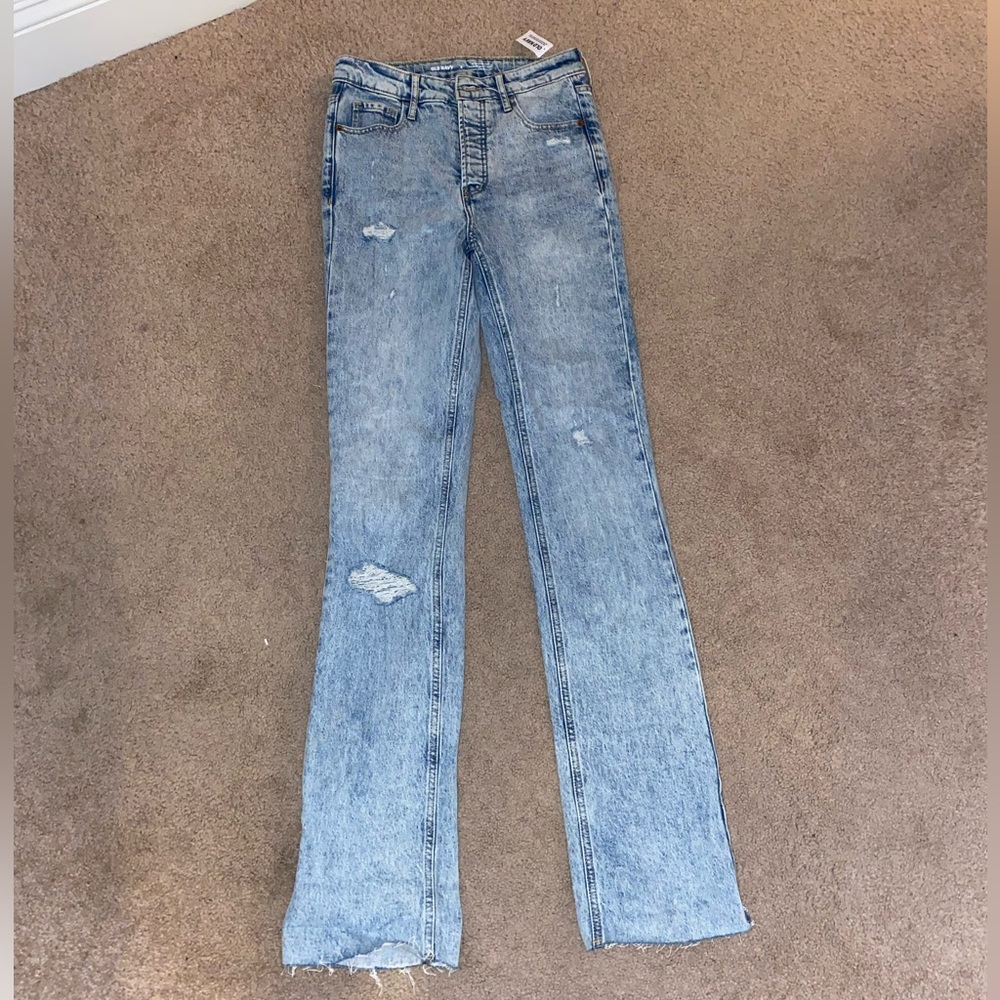 Old navy ultra-high rise boot-cut jeans